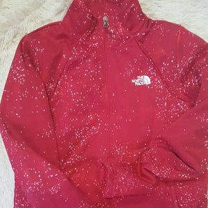 North face lg red jacket